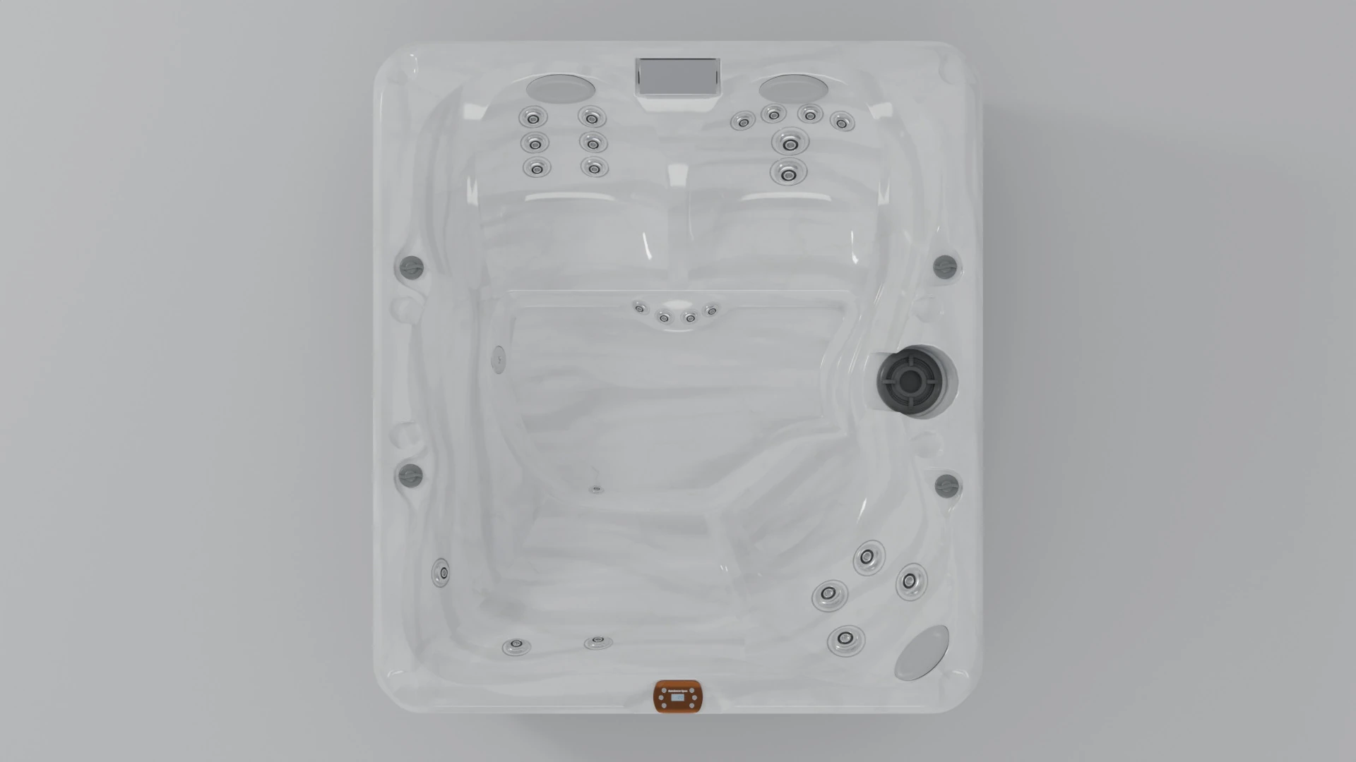 Sundance Spas Prado 3D Model .c4d .max .obj .3ds .fbx .stl .blend 