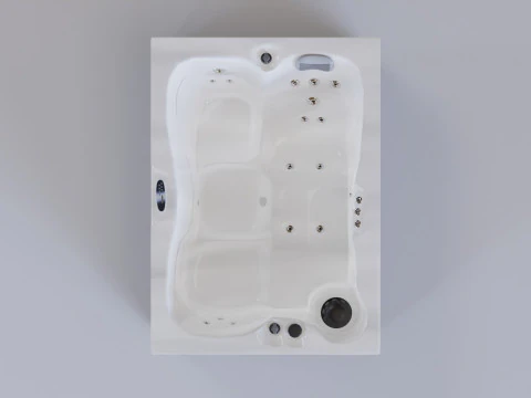 Атлантис Шезлонг СПА 3D Модель