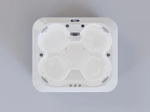 Lettino Atlantis SPA Modello 3D