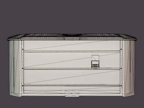 Atlantis Lounger SPA 3D Model