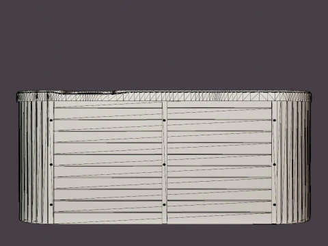 Espregui&ccedil;adeira Atlantis SPA Modelo 3D