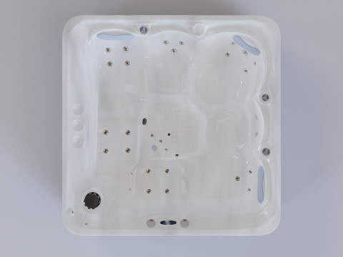 The Milan 2 Lounger SPA 3D Model
