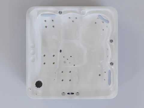 El SPA Milan 2 Tumbonas Modelo 3D