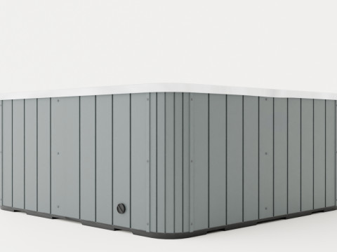 The Milan 2 Lounger SPA 3D Модель