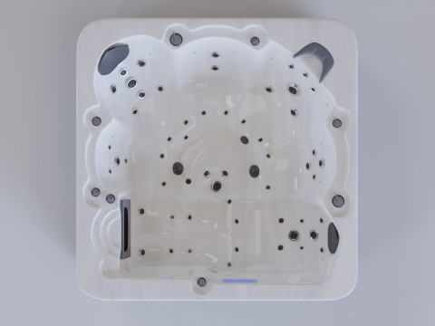 The Milan 1 Lounger SPA 3D Model