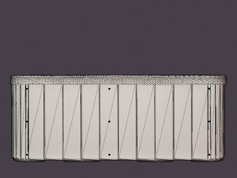 The Milan 1 Lounger SPA 3D Model