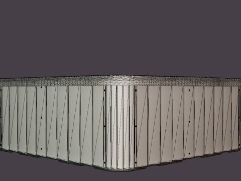 The Milan 1 Lounger SPA 3D Model