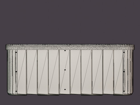 The Milan 1 Lounger SPA 3D Model