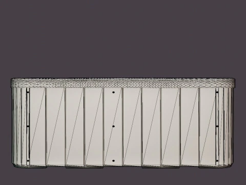 The Milan 1 Lounger SPA 3D Model