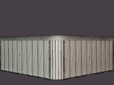 The Milan 1 Lounger SPA 3D Model