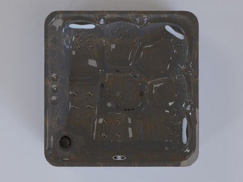 The Milan 2 Lounger SPA 3D Model