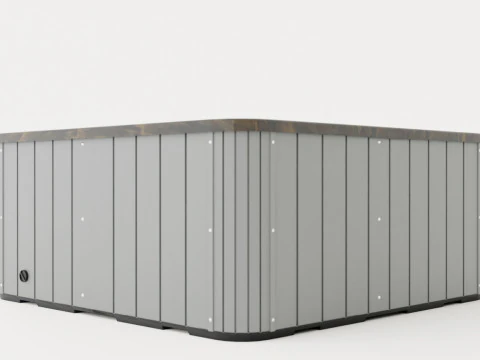 The Milan 2 Lounger SPA 3D Model