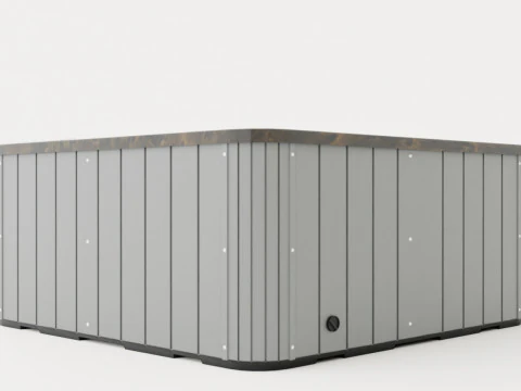 The Milan 2 Lounger SPA 3D Model