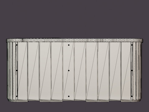 The Milan 2 Lounger SPA 3D Model