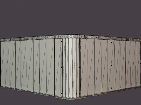 The Milan 2 Lounger SPA 3D Model