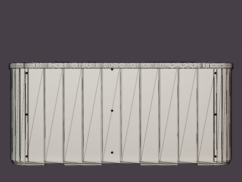 The Milan 2 Lounger SPA 3D Model