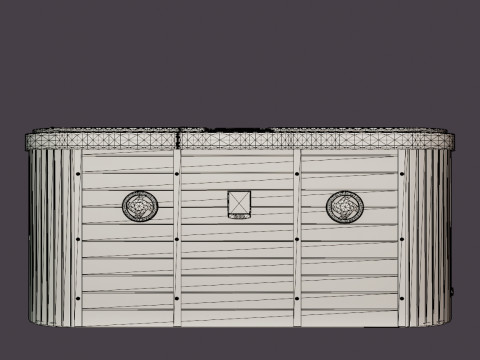 Valencia 1 Lounger SPA Modelo 3D