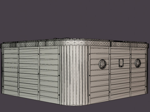 Valencia 1 Lounger SPA Modelo 3D