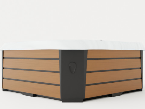 Santorini Hot Tub 3D मॉडल