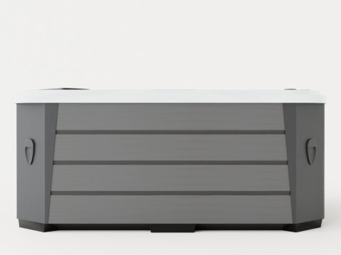 Monaco 2 Lounger Model 3D