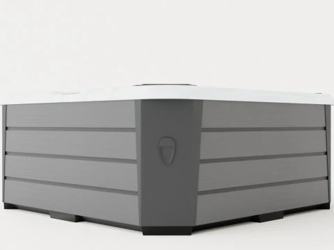 Monaco 2 Lounger 3D Model