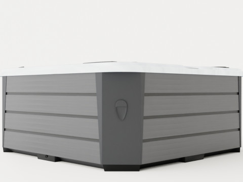 Monaco 2 Lounger Model 3D