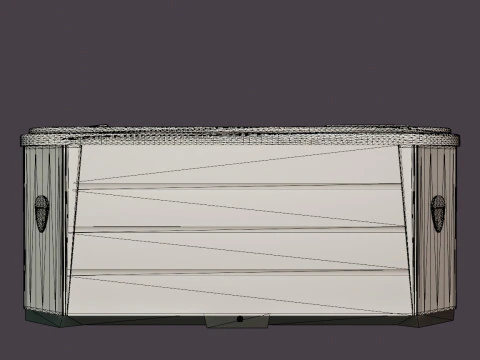 Monaco 2 Lounger 3D Model