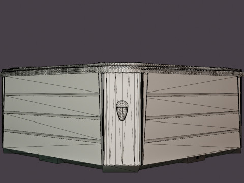 Monaco 2 Lounger Model 3D