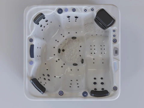 M&oacute;naco 1 Tumbona Modelo 3D