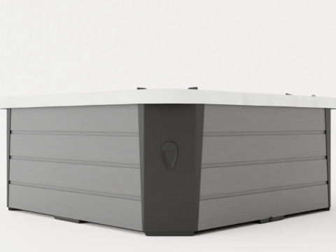 Monaco 1 Lounger Modelo 3D