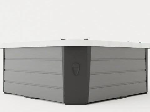 Monaco 1 Lounger 3D Model