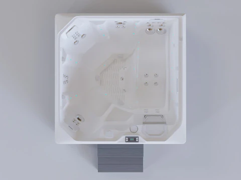 Estilo de aguas termales Modelo 3D