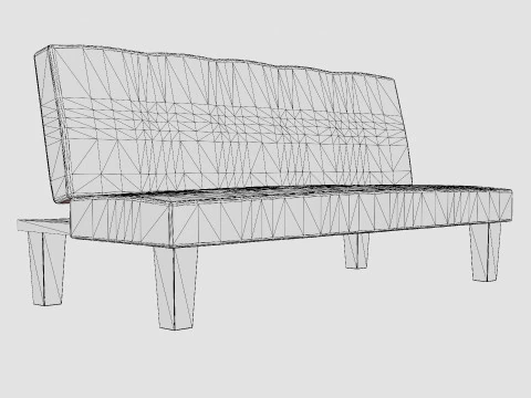 Franklin Sofa Bed 3D Model