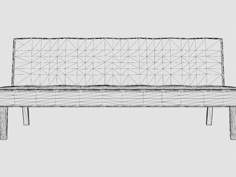 Aurora Fabric Sofa Modelo 3D