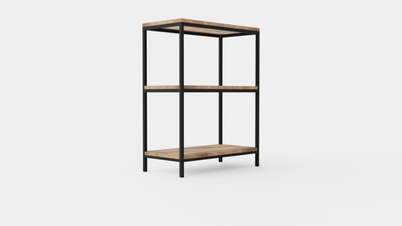 Urban 3 Tier Bookcase Modelo 3D .c4d .max .obj .3ds .fbx .stl .blend 