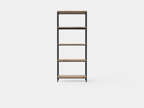 Urban 5 Tier Bookcase 3D Model