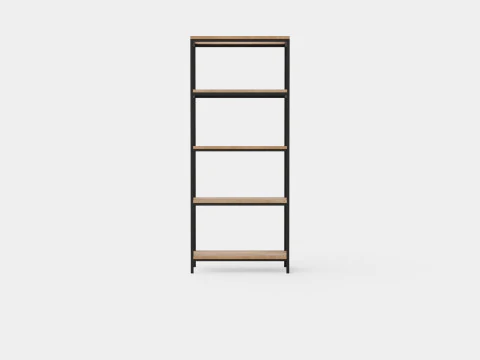 Urban 5 Tier Bookcase 3D Model