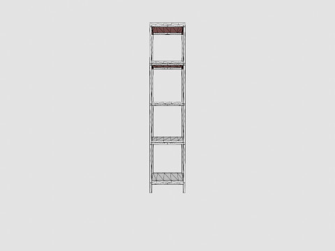 Urban 5 Tier Bookcase 3Dモデル