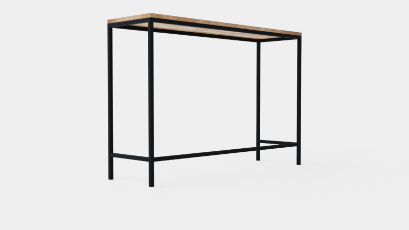 Urban Console Table 3D Model .c4d .max .obj .3ds .fbx .stl .blend 