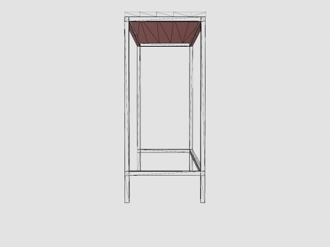 Urban Console Table 3D Model