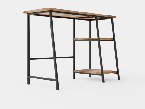 Urban Study Desk 3D Model