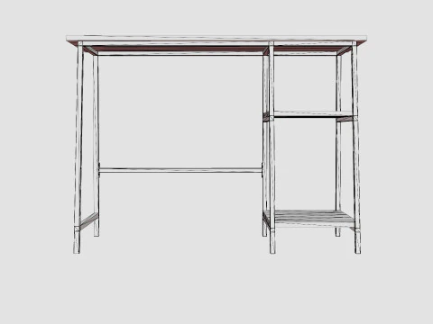 Urban Study Desk 3D Model