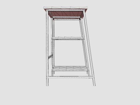Urban Study Desk 3D Model