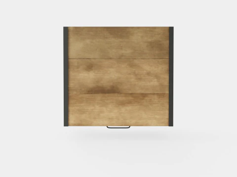Urban 1 Drawer Bedside Table 3D Model
