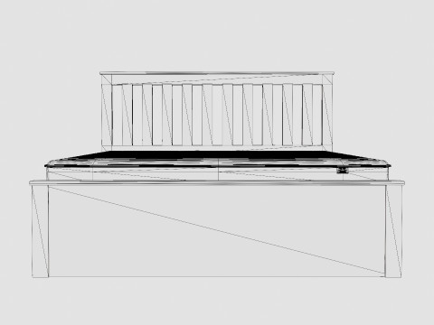 Phoenix Ottoman Bed Model 3D