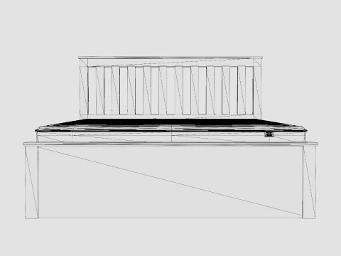 Phoenix Ottoman Bed 3D Model