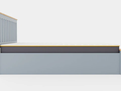 Phoenix Ottoman Bed 3D Model