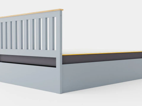 Phoenix Ottoman Bed 3D Model