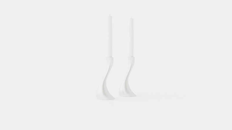 Cobra Candle holder Stainless steel 3Dモデル .c4d .max .obj .3ds .fbx .stl .blend 