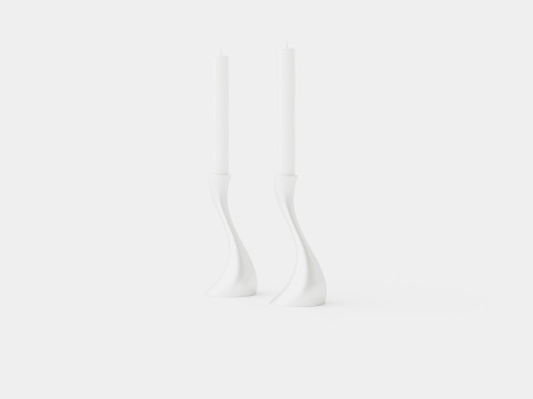 Cobra Candle holder Stainless steel 3Dモデル